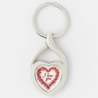 Porte-clés I Love You Heart Keychain - Romantic Gift