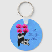 Porte-clés I Love You Mom Juggling Panda (Verso)