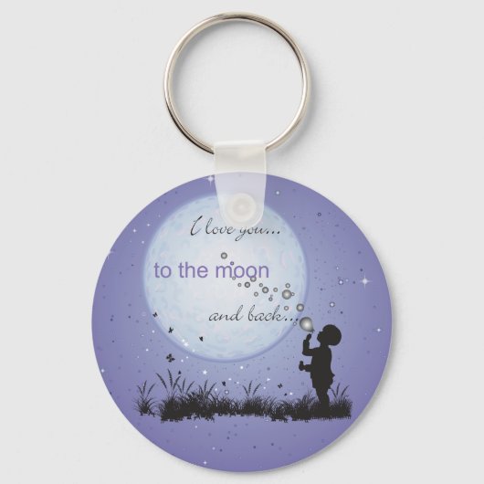 Porte-clés I Love You to the Moon and Back-Unique Toxits (Recto)