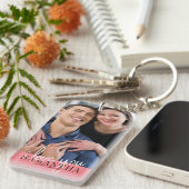 Porte-clés I Love You Valentine's Day Photo (Devant droit)