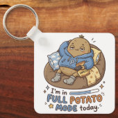 Porte-clés I’m in full potato mode today| Couch Potato Potato (Recto)