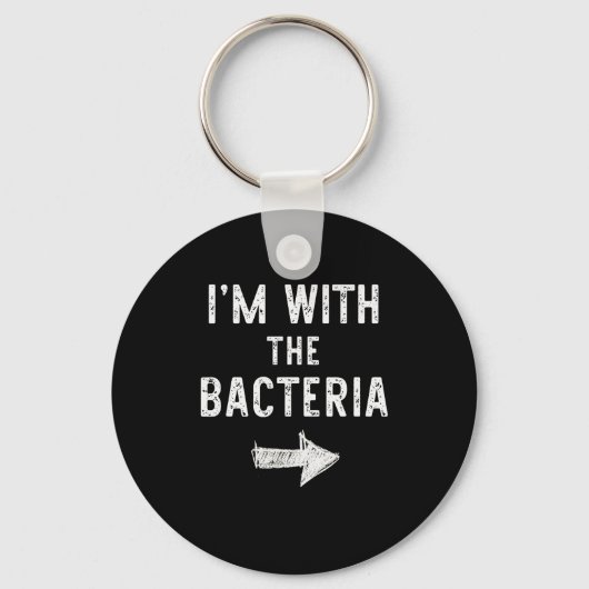 Porte-clés I’m With The Bacteria Funny Halloween Couple Costu (Recto)