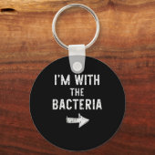 Porte-clés I’m With The Bacteria Funny Halloween Couple Costu (Recto)