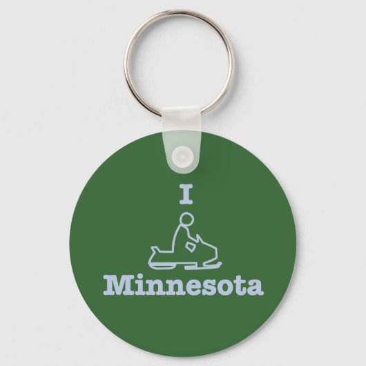 Porte-clés I Motoneige Minnesota (Recto)