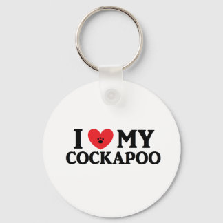 Porte-clés I ♥ My Cockapoo
