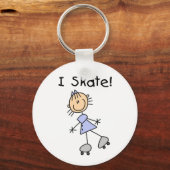Porte-clés I Patinage - Patinage à rouleaux pour filles (Recto)