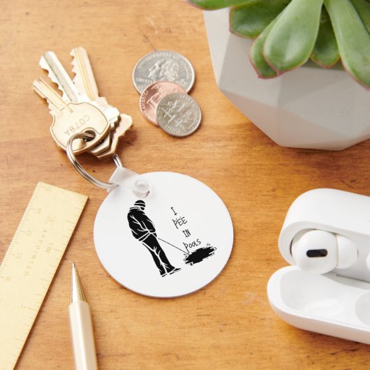 Porte-clés I Pee in Pools Gag Gift Joke emballé avec rire (Bureau)