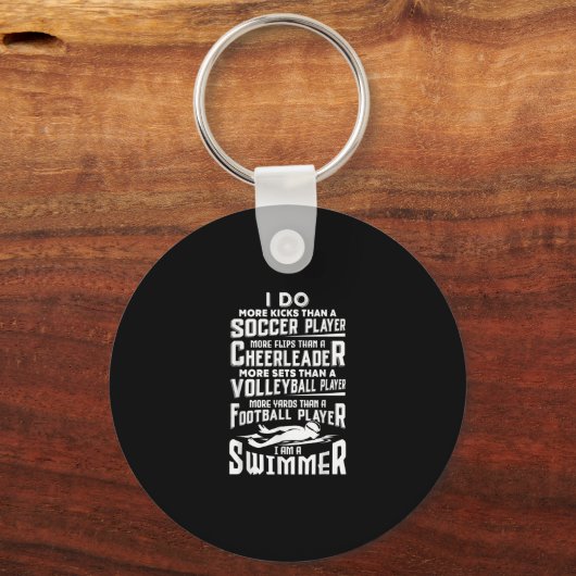 Porte-clés I Piscine Swimmer (Recto)