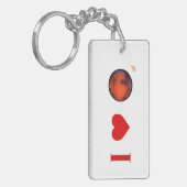 Porte-clés I porte - clé de Mars de coeur (Devant gauche)