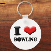 Porte-clés I Porte - clé Heart Bowling (Recto)