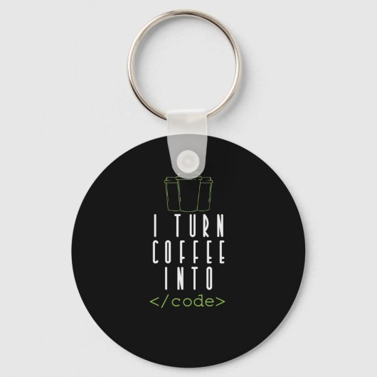 Porte-clés I Programme Turn Coffee into (Recto)