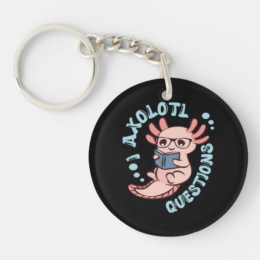 Porte-clés I Questions Axolotl (Devant)