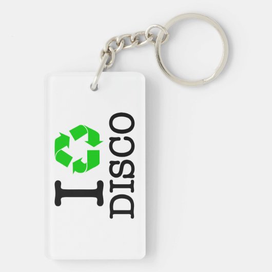 Porte-clés I Recycle Disco (Dos)