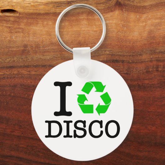 Porte-clés I Recycle Disco (Recto)