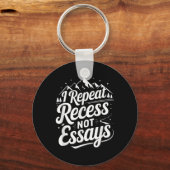 Porte-clés I Repeat Recess Not Essays _1  (Recto)