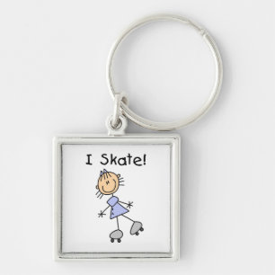 Porte-clés I Skate Girl Roller Skater