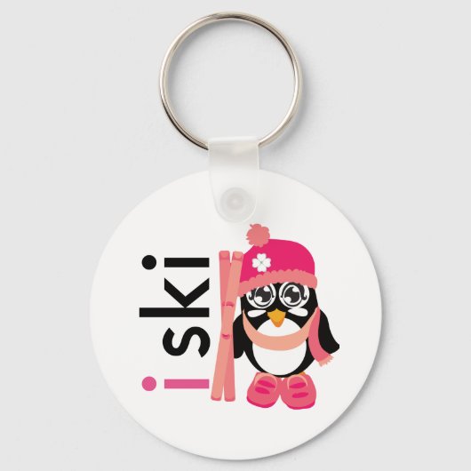 Porte-clés I Ski Penguin (Recto)