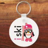 Porte-clés I Ski Penguin (Recto)