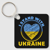 PORTE-CLÉS I STAND WITH UKRAINE - SUPPORT (Recto)