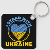 PORTE-CLÉS I STAND WITH UKRAINE - SUPPORT (Dos)
