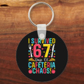Porte-clés I Survived 67 Days Of Cafeteria Chaos Lunch Lady S (Recto)