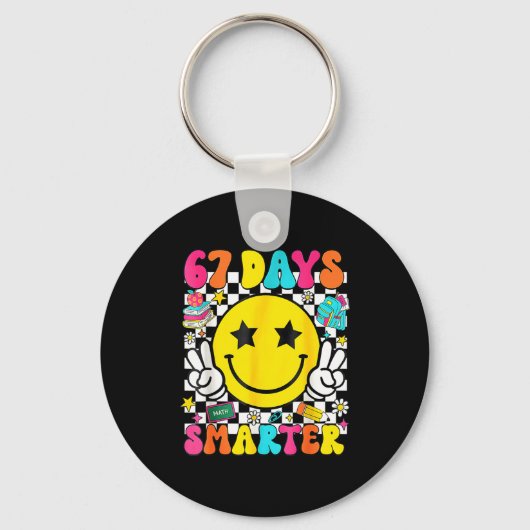 Porte-clés I Survived 67 Days Of School Funny 67 Meme Teacher (Recto)