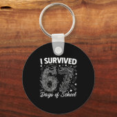 Porte-clés I Survived 67 Days Of School Funny 67 Teachers Stu (Recto)