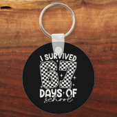 Porte-clés I Survived 67 Days Of School Funny 67 Teachers Stu (Recto)
