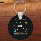 Porte-clés I Survived 67 Days Of School Funny Cat Six Seven M (Recto)