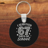Porte-clés I Survived 67 Days Of School Funny Meme Teacher St (Recto)