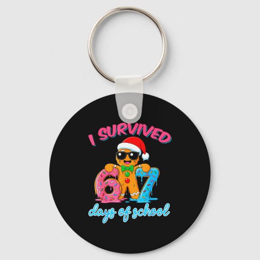 Porte-clés I Survived 67 Days Of School Funny Six Seven 67 Gi (Recto)