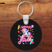 Porte-clés I Survived 67 Days Of School Funny Six Seven Teach (Recto)