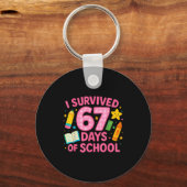 Porte-clés I Survived 67 Days Of School Funny Teachers Studen (Recto)