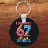 Porte-clés I Survived 67 Days Of School Ice Cream Six Seven T (Recto)