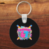 Porte-clés I Survived 67 Days Of School Pencil Drip Six Seven (Recto)