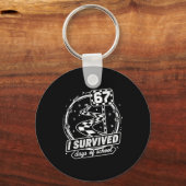 Porte-clés I Survived 67 Days Of School Shirt Funny Six Seven (Recto)