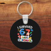 Porte-clés I Survived 67 Days Of School Six Seven 6 7 (Recto)