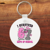 Porte-clés I Survived 67 Days Of School Six Seven Teachers St (Recto)