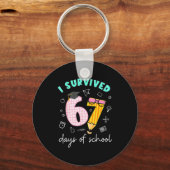 Porte-clés I Survived 67 Days Of School Students Teachers 100 (Recto)