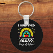 Porte-clés I Survived 67 Square Root Days Of School Funny Mem (Recto)