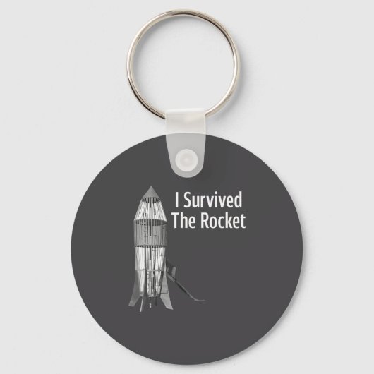 Porte-clés I Survived The Rocket Funny Apparel (Recto)