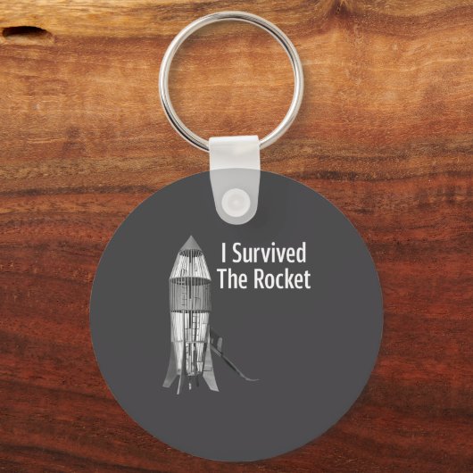 Porte-clés I Survived The Rocket Funny Apparel (Recto)