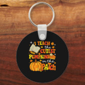 Porte-clés I Teach The Coolest Pumpkins In The Patch Teacher (Recto)