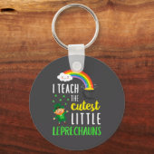 Porte-clés I Teach The Cutest Little Leprechauns School Cute  (Recto)