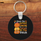Porte-clés I Teach The Cutest Pumpkins Funny Halloween Teache (Recto)