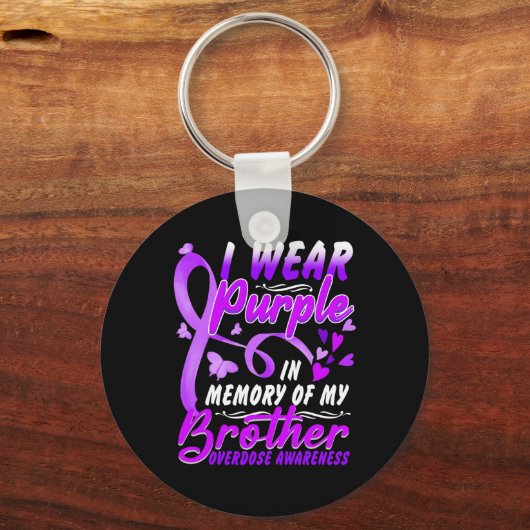 Porte-clés I Wear Purple (Verso)