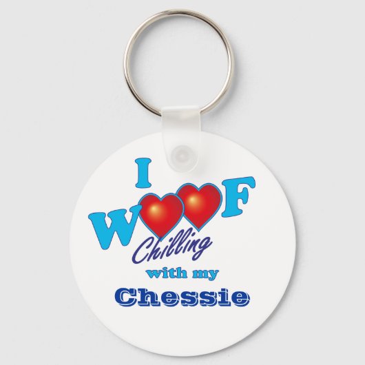 Porte-clés I Woof Chessie (Recto)