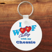 Porte-clés I Woof Chessie (Recto)