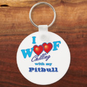 Porte-clés I Woof Pitbull (Recto)