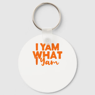 Porte-clés I Yam What I Yam She's My Sweet Potato Thanksgivin